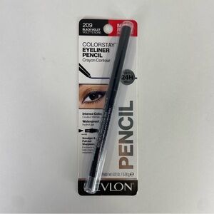 Revlon Colorstay Black Violet 209 Eyeliner Pencil Waterproof up to 24 hr 80s 90s